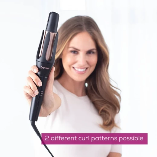 Beurer HT75 Automatic Hair Curler, Ceramic Tourmaline Coating with 4-Way Ionic Technolo, Smart Curl Timer, Anti-Tangle Design, 360° Swivel Cord, Smooth, Shiny Curls - Beurer - Image 3