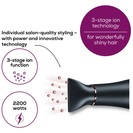 Beurer Hair Dryer – HC 50 Powerful and Versatile Hair Dryer with Ionic Technology - Beurer - Image 4