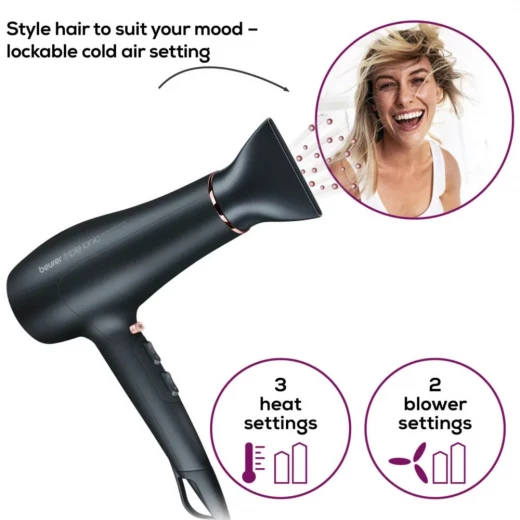 Beurer Hair Dryer – HC 50 Powerful and Versatile Hair Dryer with Ionic Technology - Beurer - Image 5