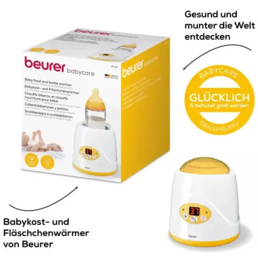 Beurer BY52 Baby food warmer Yellow, White - Beurer - Image 2
