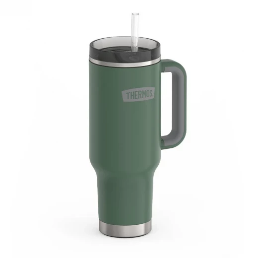 Thermos 40oz Stainless Steel Mug with Handle – Vacuum Insulated, Leak-Resistant & Cup Holder Friendly - Thermos - Image 6