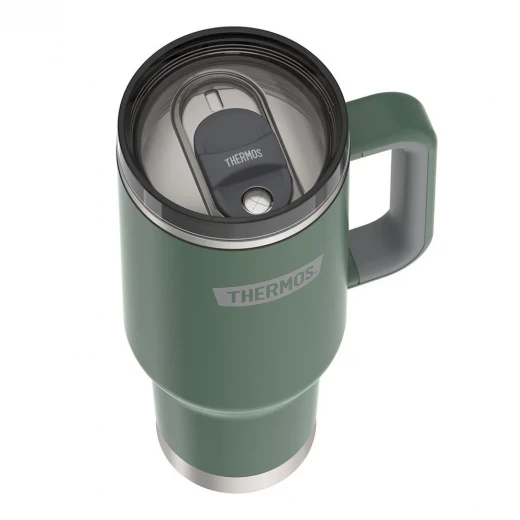 Thermos 40oz Stainless Steel Mug with Handle – Vacuum Insulated, Leak-Resistant & Cup Holder Friendly - Thermos - Image 3