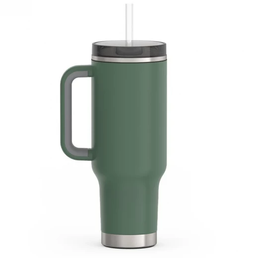 Thermos 40oz Stainless Steel Mug with Handle – Vacuum Insulated, Leak-Resistant & Cup Holder Friendly - Thermos - Image 2