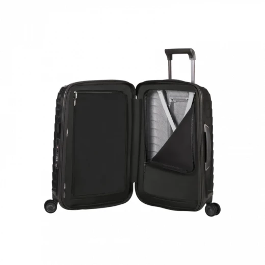 Samsonite Proxis Expandable Carry-On Trolley Lightweight, Durable Roxki Material, 100% Recyclable, Black - Samsonite - Image 3