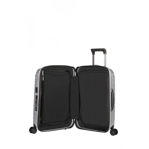 Samsonite Proxis Expandable Cabin Trolley Silver, Lightweight Roxkin Polypropylene, USB Port, TSA Lock, 4-Wheel Spinner - Samsonite - Image 2