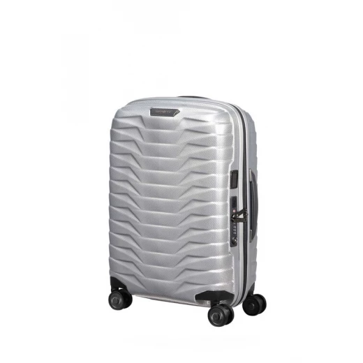 Samsonite Proxis Expandable Cabin Trolley Silver, Lightweight Roxkin Polypropylene, USB Port, TSA Lock, 4-Wheel Spinner Samsonite Proxis Expandable Cabin Trolley Silver, Lightweight Roxkin Polypropylene, USB Port, TSA Lock, 4-Wheel Spinner