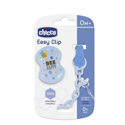 Chicco Easy Clip Pacifier Chain Recommended Age 0m+ - Chicco - Image 2