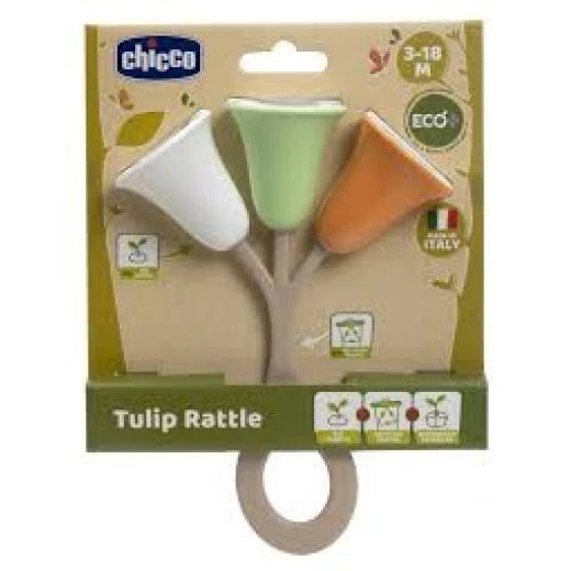 Chicco Toy Eco+ Tulips Rattle - Chicco - Image 5