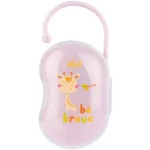 Chicco Soother Holder Pink 2 Soothers - Chicco