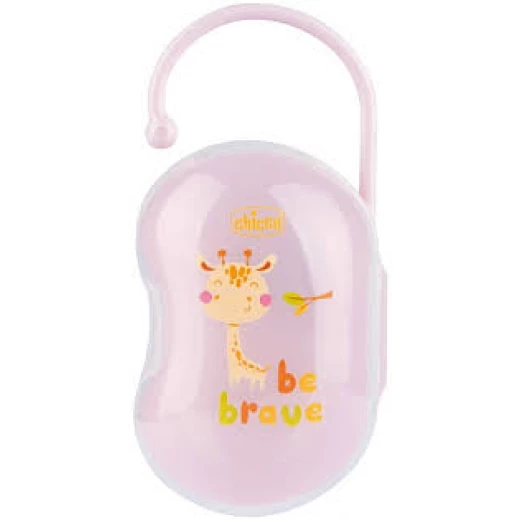 Chicco Soother Holder Pink 2 Soothers - Chicco - Image 2