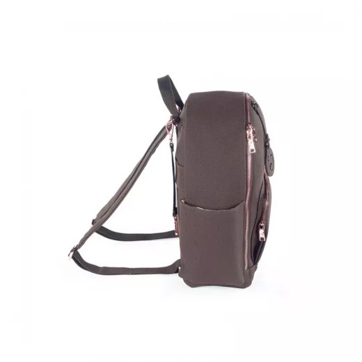 Pasito a Pasito Diaper Bags – London Coffee Rucksack (LD) Elegant and Functional Backpack for Stylish Moms - Pasito a Pasito - Image 3