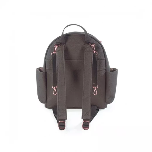 Pasito a Pasito Diaper Bags – London Coffee Rucksack (LD) Elegant and Functional Backpack for Stylish Moms - Pasito a Pasito - Image 4