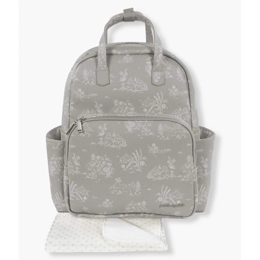 Pasito a Pasito Diaper Bags – Toile de Jouy Forest Rucksack Stylish and Comfortable Backpack for Modern Moms - Pasito a Pasito - Image 6