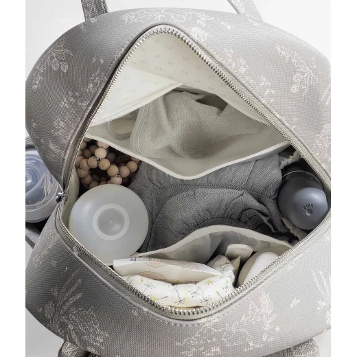 Pasito a Pasito Diaper Bags – Toile de Jouy Forest Rucksack Stylish and Comfortable Backpack for Modern Moms - Pasito a Pasito - Image 3