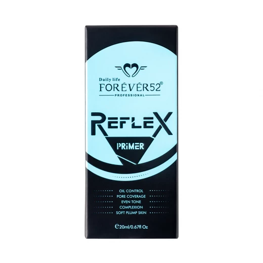 فوريفر 52 برايمر RXP001 20 مل، تغطية ناعمة، لمسة مطفية طبيعية، تقليل المسام والعيوب، غني بفيتامين E من ريفليكس - فورإيفر 52 - Image 2