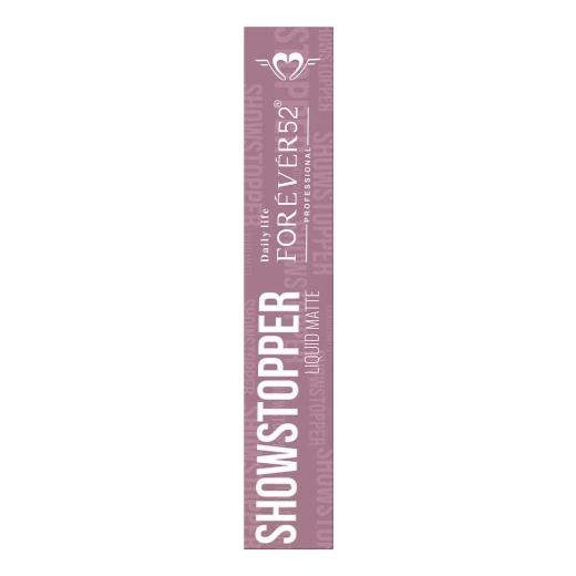 Forever 52 Showstopper Liquid Matte Lipstick SHW010 Long Lasting Matte Finish for Lips Bold Color Payoff - Forever 52 - Image 3
