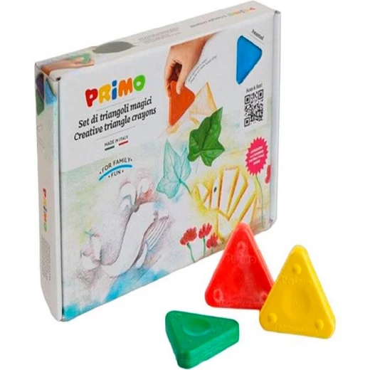 Primo Creative Triangle Crayons 8 Triangles Cooler