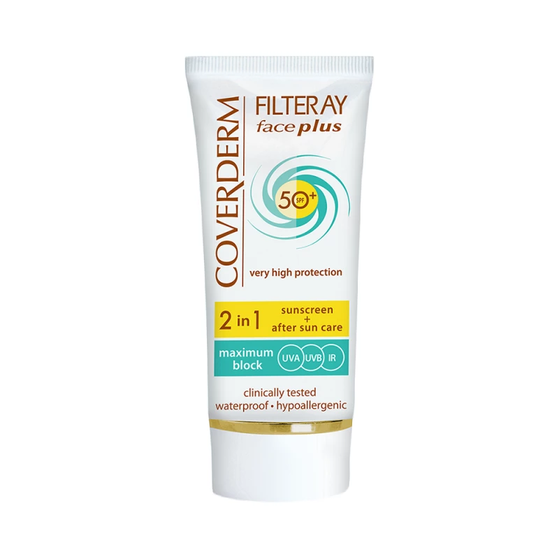 SPF50+ واقي شمس للبشرة الجافة والحساسة  من كوفيرديرم - كفرديرم