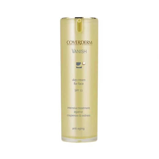 Coverderm Vanish Day Cream Anti Couperose Redness Relief 30ml Sensitive Skin Treatment SPF15 Coverderm Vanish Day Cream Anti Couperose Redness Relief 30ml Sensitive Skin Treatment SPF15