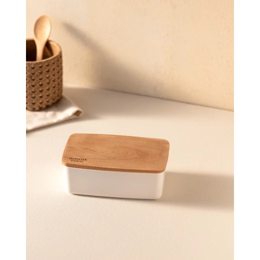 Madame Coco Storage Box with Wooden Lid 750ml - Madame COCO - Image 2