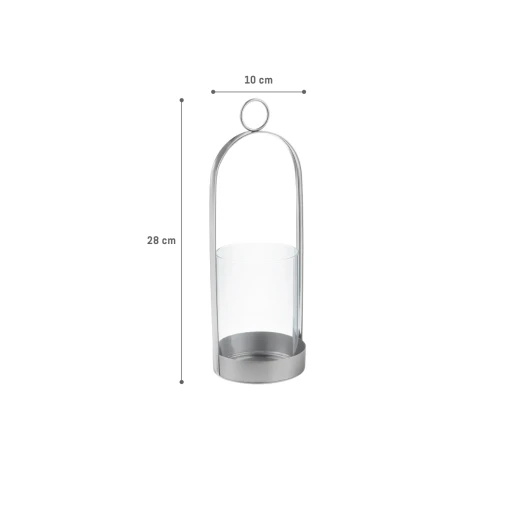 Madame Coco Karla Plastic Candle Holder 10×10×28cm – Elegant Decorative Candle Stand for Home, Table & Shelf Décor, Stylish Holder for Creating a Warm Ambiance - Madame COCO - Image 2