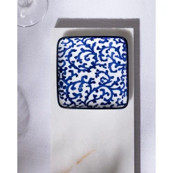 Reve Bleu Reneta Square Plate Porcelain 12,2X3,2CM