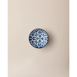 وعاء إليس مدام كوكو ريف بلو من البورسلان 12×12×5.5 سم – وعاء تقديم صغير وأنيق للمقبلات والحلويات والوجبات الخفيفة، مناسب للاستخدام اليومي وتنسيق مائدة الطعام