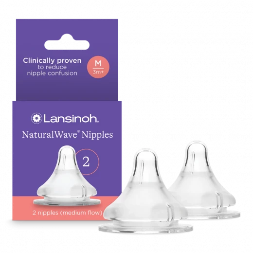 Lansinoh NaturalWave® Medium Flow Teats Lansinoh NaturalWave® Medium Flow Teats