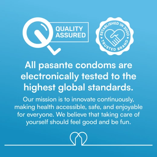 Pasante Climax Condoms, Climax contains a mix of ribbed condoms with either a warming or a cooling sensation, Natural Rubber Latex Condoms for Men, Stimulating Design, Lubricated, 12 Count - Pasante - Image 4