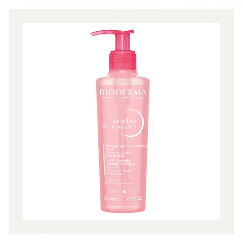 Bioderma Sensibio Gel Moussant Mild Cleansing Foaming Gel, 200 Ml - Bioderma