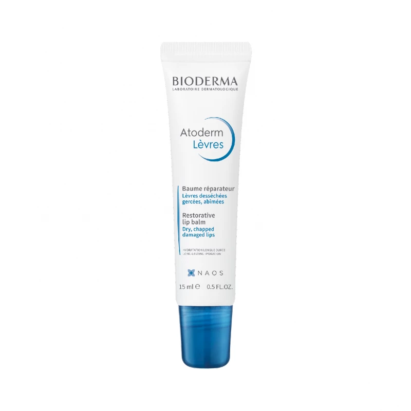 مرطب الشفاه للبشرة شديدة الجفاف والحساسة من بيوديرما، 15 مل - بيوديرما