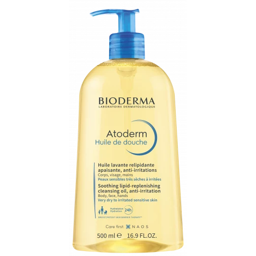 Bioderma - Cleansing Shower Oil - Atoderm Ultra-nourishing Anti-irritation 500ML Bioderma - Cleansing Shower Oil - Atoderm Ultra-nourishing Anti-irritation 500ML