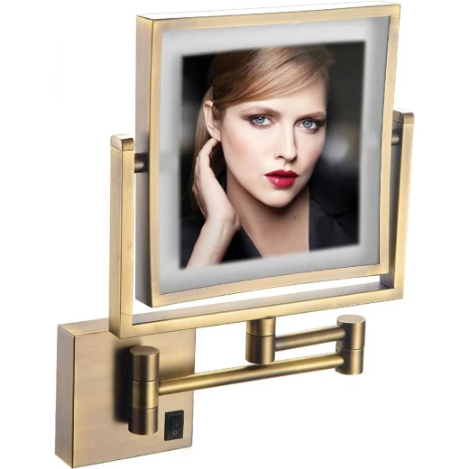 ARMN LED X5 Magnifying Extendable Mirror - Bronze - Armn - Image 2