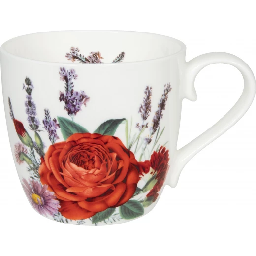Konitz Gardening 425ml Mug - White & Red - Konitz - Image 2