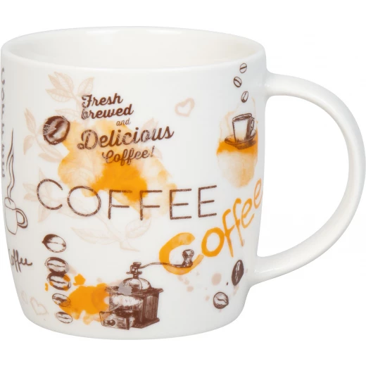 Konitz Delicious Coffee 400ml Mug - White & Brown - Konitz - Image 2