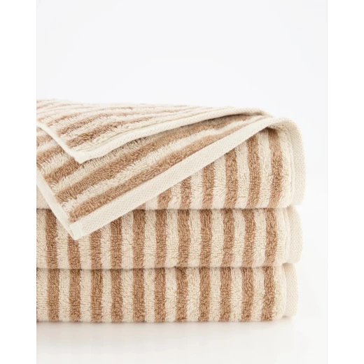 بشكير ضيوف 30*50 سم من Cawo Stripes - بيج - كاوو - Image 2