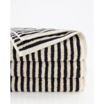 بشكير ضيوف 30*50 سم من Cawo Stripes - أسود - كاوو