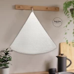 Equart Round Kitchen Towel - Cream 80cm - Equart