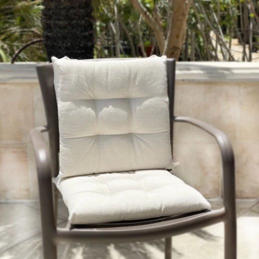 Godicasa Terry Seat Cushion Set - Cream 2-Piece - Godicasa - Image 2
