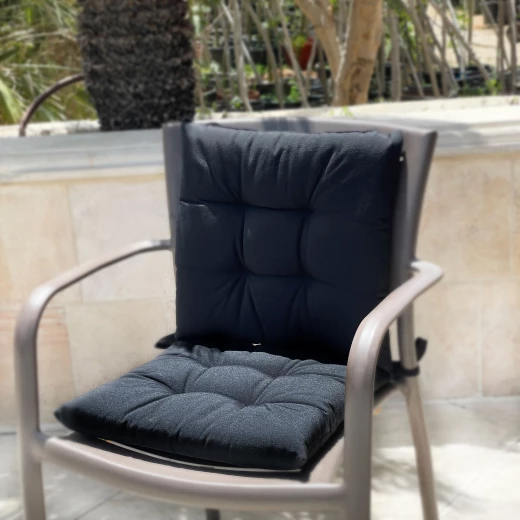 Godicasa Terry Seat Cushion Set - Black 2-Piece - Godicasa - Image 2