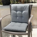 Godicasa Terry 2-Piece Seat Cushion Set - Gray - Godicasa