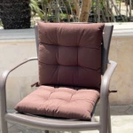Godicasa Terry 2-Piece Seat Cushion Set - Brown - Godicasa