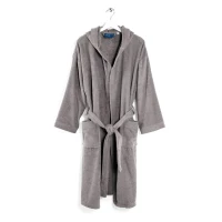 Caleffi Minorca Bathrobe - Gray size L
