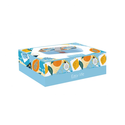 Easy Life Abstract 1-Layer Lunchbox - Blue, 1000ml - Easy Life - Image 4
