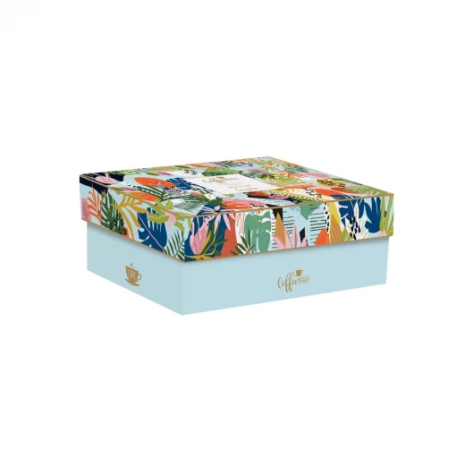 طقم فناجين شاي 4 قطع 240 مل بعلبة من Easy Life Tropical Vibes - ألوان متعددة - ايزي  لايف - Image 4