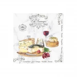 طقم مناديل طعام 20 قطعة من Easy Life Fromages - ألوان متعددة - ايزي  لايف