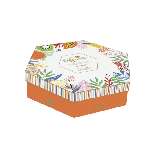 طقم فناجين قهوة 12 قطعة 110 مل بعلبة من Easy Life Tutti Frutti - ألوان متعددة - ايزي  لايف - Image 4