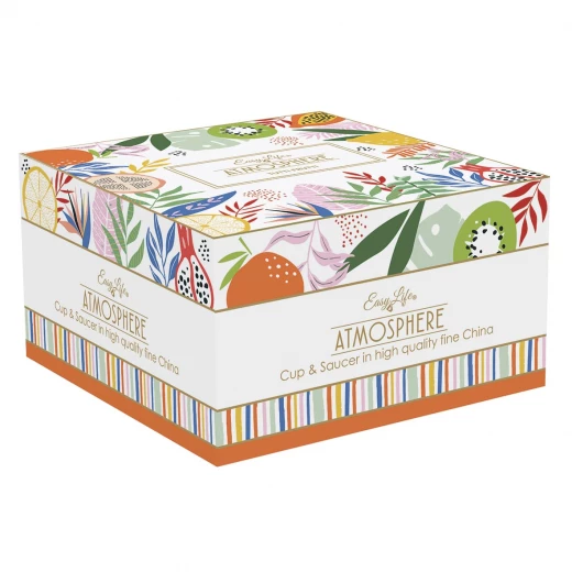 كوب 600 مل بعلبة من Easy Life Tutti Frutti - ألوان متعددة - ايزي  لايف - Image 3