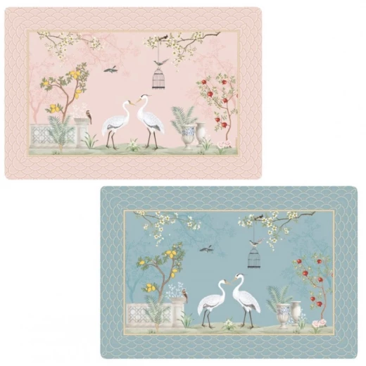 مفرش صحون وجهين 45*30 سم من Easy Life Jardin De Reves - ألوان متعددة - ايزي  لايف - Image 2