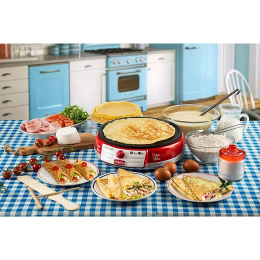 صانعة كريب من Ariete Party Time - أحمر - اريتي - Image 2
